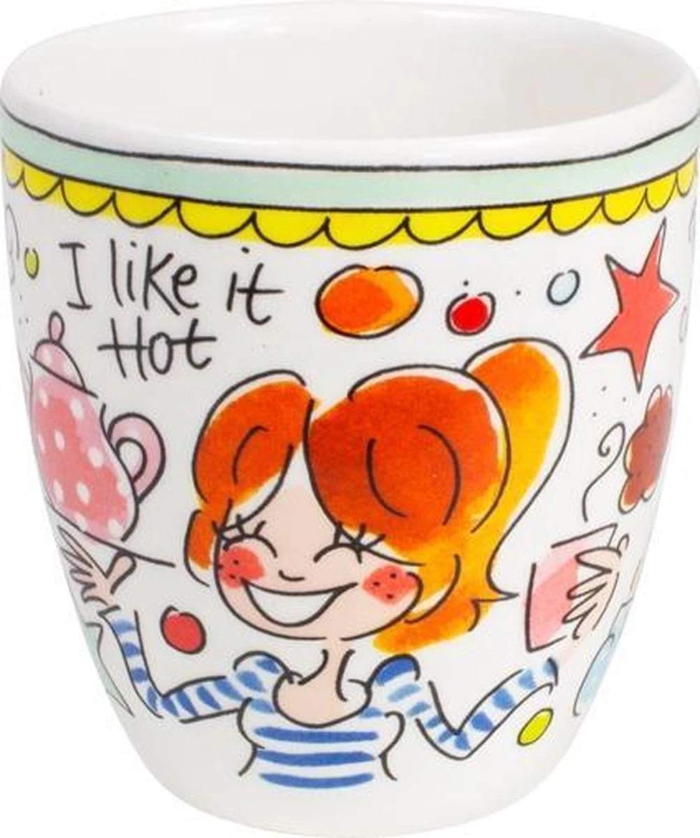 Blond Amsterdam Even Bijkletsen Mini Mok - Mint Rand 4 Blond Amsterdam Even Bijkletsen Mini Mok - Mint Rand - Afbeelding 2