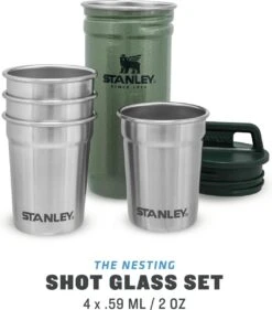 Stanley The Nesting Shot Glass Set - Hammertone Green -Brita Shop 1054x1200 1