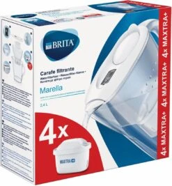BRITA Waterfilterbundel Marella Cool White + 4 MAXTRA+ Filterpatronen 12 BRITA Waterfilterbundel Marella Cool White + 4 MAXTRA+ Filterpatronen -Brita Shop 1111x1200