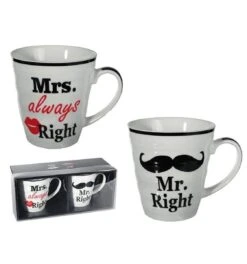 Out Of The Blue Mr. & Mrs. Right Bekers - Beker - 2 Stuks -Brita Shop 1122x1200 4
