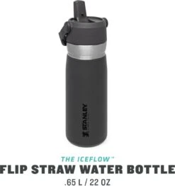 Stanley The IceFlow™ Flip Straw Water Bottle 0,65L - Thermosfles - Charcoal -Brita Shop 1128x1200 1