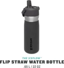 Stanley The IceFlow™ Flip Straw Water Bottle 0,65L - Thermosfles - Saffron -Brita Shop 1128x1200
