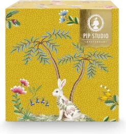 Pip Studio La Majorelle Yellow - Theeset - Porselein - Mok + Theezeef + Theetip - Porselein - 350ml - Geel Servies - Pasen - Konijn -Brita Shop 1130x1200 2