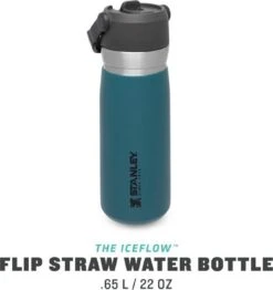 Stanley The IceFlow™ Flip Straw Water Bottle 0,65L - Thermosfles - Saffron -Brita Shop 1130x1200