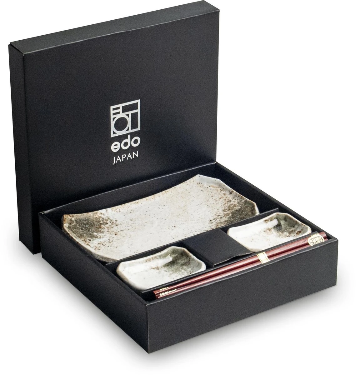 Edo Japan | HIKARI | Japanse Sushi Servies Set | 6-Delig | 2 Persoons | In Geschenkdoos 3 Edo Japan | HIKARI | Japanse Sushi Servies Set | 6-Delig | 2 Persoons | In Geschenkdoos
