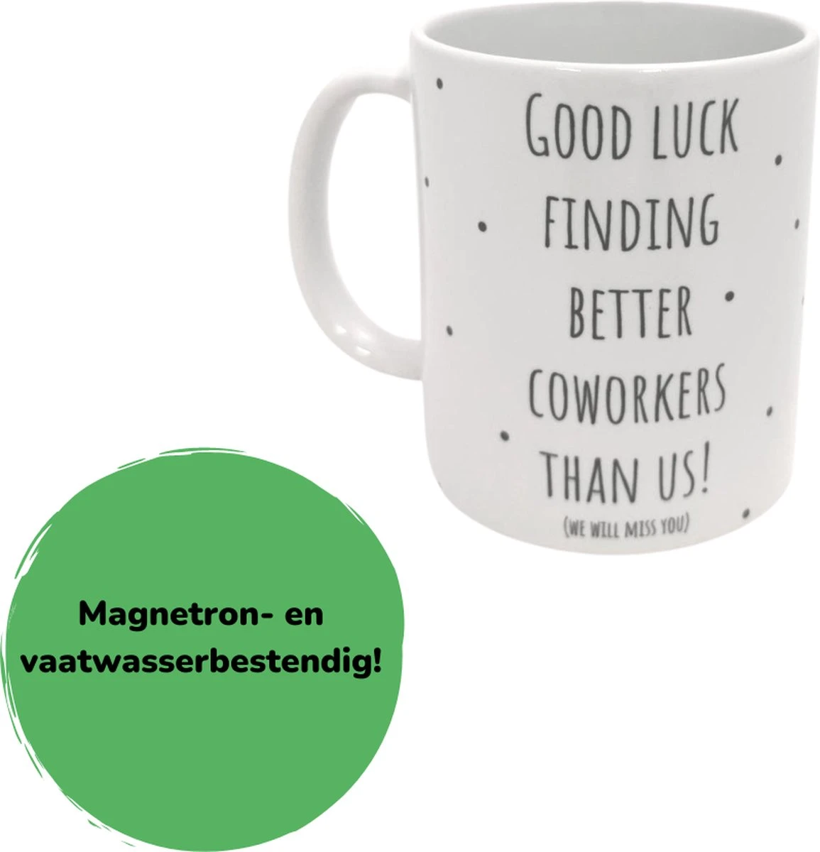 Merkloos Afscheidsmok | Afscheid Collega | Koffiemok | Mok 300 Ml | Mok | Keramische Mok 7 Merkloos Afscheidsmok | Afscheid Collega | Koffiemok | Mok 300 Ml | Mok | Keramische Mok - Afbeelding 5