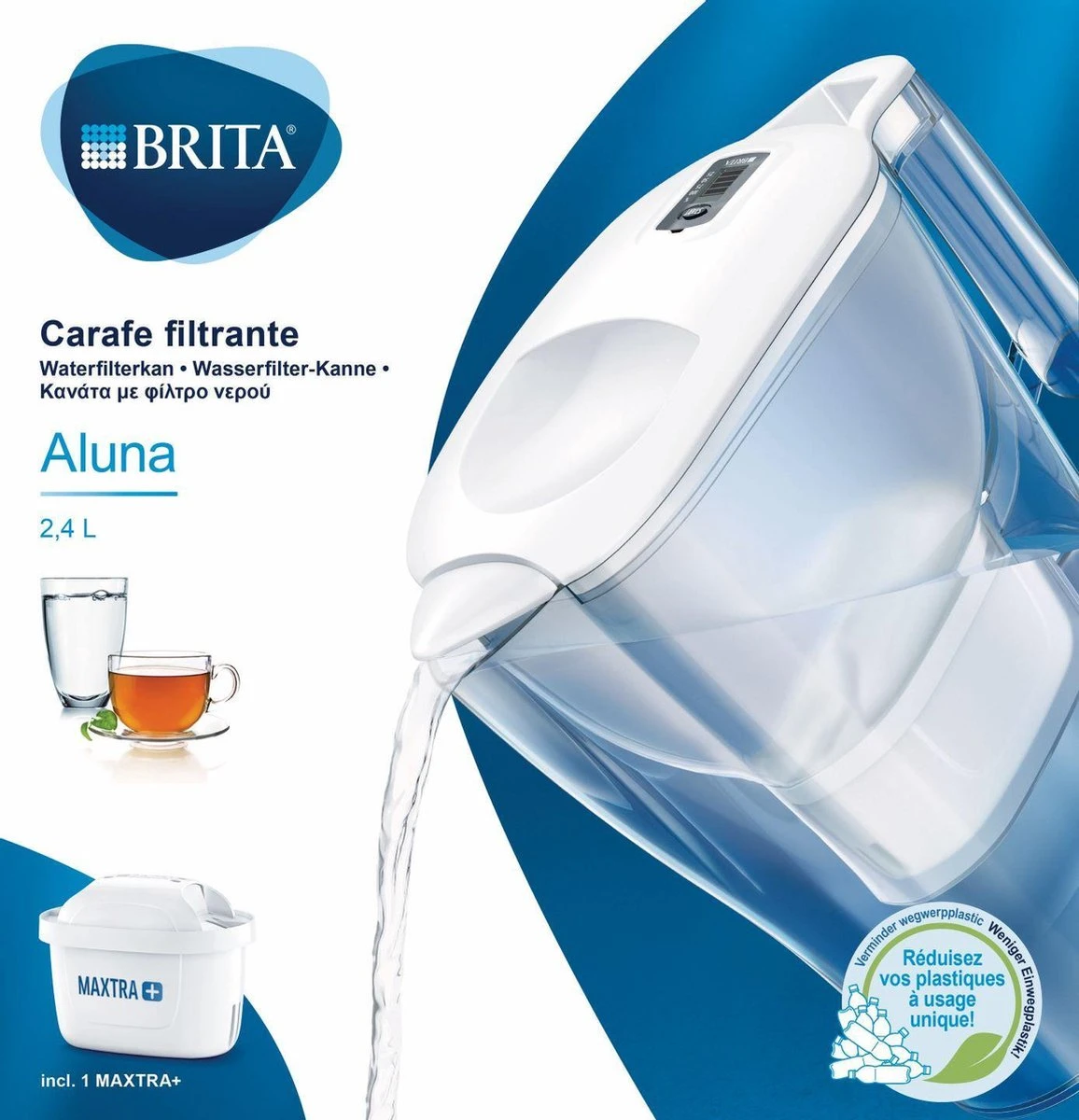BRITA Fill&enjoy Aluna Cool Waterfilterkan - White 15 BRITA Fill&enjoy Aluna Cool Waterfilterkan - White - Afbeelding 13