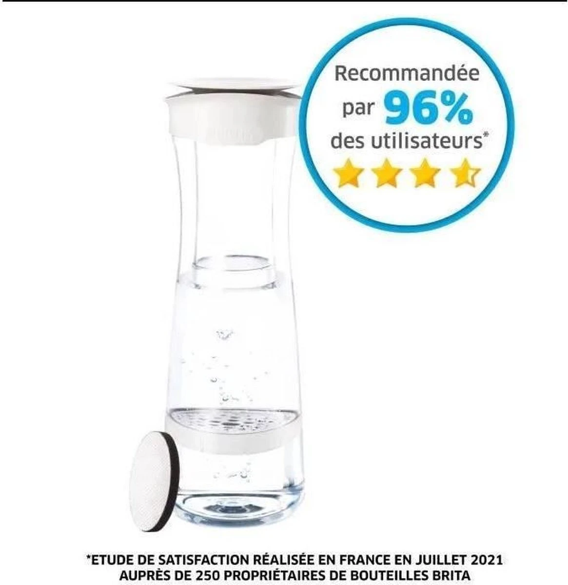 BRITA - Fill&Serve Waterfilterkaraf - 1,3L - Wit Grafiet - Inclusief 1 MicroDisc Waterfilter 20 BRITA - Fill&Serve Waterfilterkaraf - 1,3L - Wit Grafiet - Inclusief 1 MicroDisc Waterfilter - Afbeelding 18