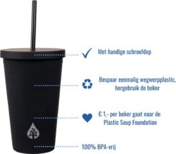 Beker Met Rietje En Deksel Starbucks Milkshake Beker Voor Take Away – Herbruikbare Plastic Drinkbeker Geel 500ml - VANN 9 Beker Met Rietje En Deksel Starbucks Milkshake Beker Voor Take Away – Herbruikbare Plastic Drinkbeker Geel 500ml - VANN -Brita Shop 1200x1054