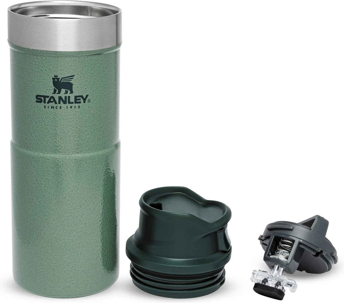 Stanley Trigger-Action Travel Mug 0.35L - Thermosfles - Hammertone Green 16 Stanley Trigger-Action Travel Mug 0.35L - Thermosfles - Hammertone Green - Afbeelding 14
