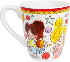 Blond Amsterdam Even Bijkletsen Mok 350 Ml - Rode Rand -Brita Shop 1200x1063 2