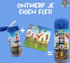 IZY Bottles X Paw Patrol - Rescue Knights | 350 ML | Kinderen | Thermosfles | Drinkfles | Waterfles | Schoolfles | Isoleerfles | Beker | Drinkbeker | Koud | Warm | Fles | Kinder | Back To School | 350ml -Brita Shop 1200x1081 1
