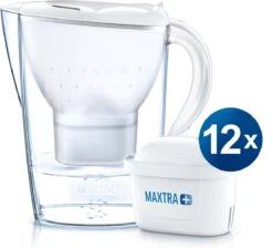 BRITA - Waterfilterkan Marella Cool - Wit - 2,4L + 12 MAXTRA+ Waterfilterpatronen 35 BRITA - Waterfilterkan Marella Cool - Wit - 2,4L + 12 MAXTRA+ Waterfilterpatronen -Brita Shop 1200x1087