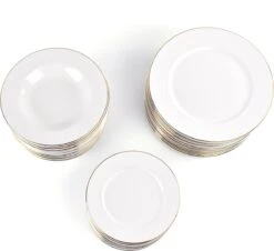 LeRijn® Serviesset Deventer 8 Persoons - 24 Delig - Licht Crème Wit Met Gouden Rand En Motief - Dinerborden - Soepborden - Dessertborden - Borden Servies - Bordenset 16 LeRijn® Serviesset Deventer 8 Persoons - 24 Delig - Licht Crème Wit Met Gouden Rand En Motief - Dinerborden - Soepborden - Dessertborden - Borden Servies - Bordenset -Brita Shop 1200x1100 4