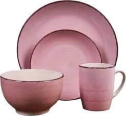 Excellent Houseware Excellent Serviesset 16 Delig - Aardewerk - Roze 7 Excellent Houseware Excellent Serviesset 16 Delig - Aardewerk - Roze -Brita Shop 1200x1114 3