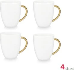 Vtwonen Serviesset - Wit-Goud - Porselein - 24-delig 32 Vtwonen Serviesset - Wit-Goud - Porselein - 24-delig -Brita Shop 1200x1121 6