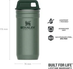 Stanley The Nesting Shot Glass Set - Hammertone Green -Brita Shop 1200x1124