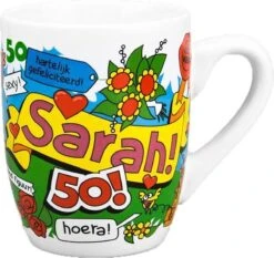 Cartoonmok Sarah - 50 Jaar 22 Cartoonmok Sarah - 50 Jaar -Brita Shop 1200x1132
