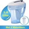 ZeroWater 1.4 Liter Waterfilter Kan - COMBI DEAL Met 2 Water Filters 2 ZeroWater 1.4 Liter Waterfilter Kan - COMBI DEAL Met 2 Water Filters -Brita Shop 1200x1141