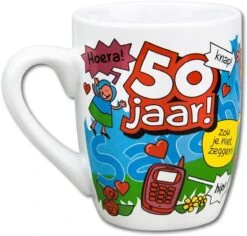 Cartoonmok Sarah - 50 Jaar 20 Cartoonmok Sarah - 50 Jaar -Brita Shop 1200x1145 2