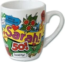Cartoonmok Sarah - 50 Jaar 24 Cartoonmok Sarah - 50 Jaar -Brita Shop 1200x1148