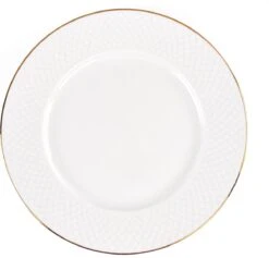 LeRijn® Serviesset Deventer 6 Persoons - 18 Delig - Licht Crème Wit Met Gouden Rand En Motief - Dinerborden - Soepborden - Dessertborden - Borden Servies - Bordenset -Brita Shop 1200x1153 2