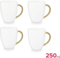 Vtwonen Serviesset - Wit-Goud - Porselein - 24-delig 37 Vtwonen Serviesset - Wit-Goud - Porselein - 24-delig -Brita Shop 1200x1153 4