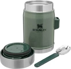 Stanley The Legendary Food Jar + Spork 0,4L - Thermosfles - Hammertone Green -Brita Shop 1200x1160