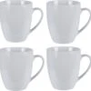 Excellent Houseware Set Van 4x Stuks Bekers/mokken Wit 380 Ml Van Porselein - Melkbekers 2 Excellent Houseware Set Van 4x Stuks Bekers/mokken Wit 380 Ml Van Porselein - Melkbekers -Brita Shop 1200x1170 3