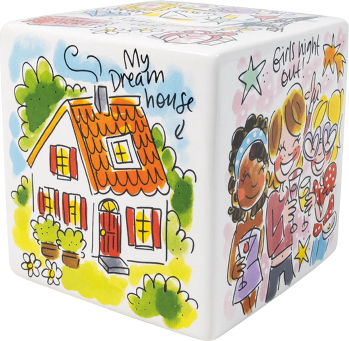 Blond Amsterdam, Even Bijkletsen: Spaarpot Vierkant 5 Blond Amsterdam, Even Bijkletsen: Spaarpot Vierkant - Afbeelding 3