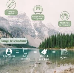 Waterfilter Survival Steddy Pro - Zuiver Gratis Drinkwater - Waterfles Waterzuivering - Waterfilter Kraan - Outdoor - FILTER 4000 LITER! -Brita Shop 1200x1175 1