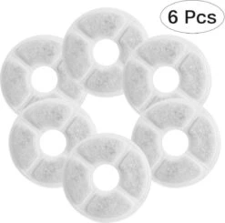 Drinkfontein Filters 6 Stuks - Navulling Kattenfontein - Water Filter - Drinkfilters - Filter Waterreservoir - Waterfilter Drinkfontein -Brita Shop 1200x1188