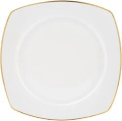 Karaca Adelia -24 Delig-voor 6 Personen -porselein -gouden Half Vierkant Serviesset-goud&wit -Brita Shop 1200x1188 3