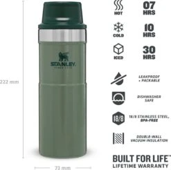 Stanley Trigger-Action Travel Mug 0.47L - Thermosfles - Hammertone Green 24 Stanley Trigger-Action Travel Mug 0.47L - Thermosfles - Hammertone Green -Brita Shop 1200x1197 1