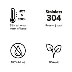 Lock&Lock RVS Thermos Lunchbox - Voedselcontainer - Voedseldrager - Lunchpot - Snackbox - Soepbeker To Go - Warme Maaltijden - Volwassenen - 500ml - Houdt Tot 6 Uur Warm - Lekvrij - Wit -Brita Shop 1200x1198 1