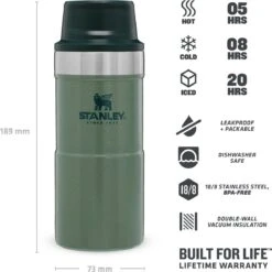 Stanley Trigger-Action Travel Mug 0.35L - Thermosfles - Hammertone Green 24 Stanley Trigger-Action Travel Mug 0.35L - Thermosfles - Hammertone Green -Brita Shop 1200x1198 7