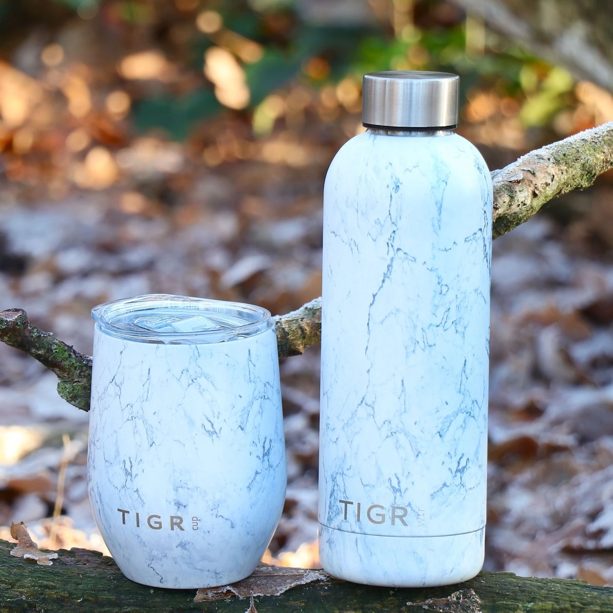 TIGR The Minimalist - Drinkfles - Thermosfles - RVS - 750ml - Wit Marmer 5 TIGR The Minimalist - Drinkfles - Thermosfles - RVS - 750ml - Wit Marmer - Afbeelding 3