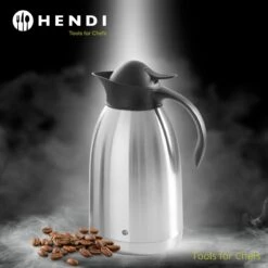 Hendi Thermoskan 2 Liter - Isoleerkan Met Drukknop - Zwart - Ø14,5x(H)26cm -Brita Shop 1200x1200 117