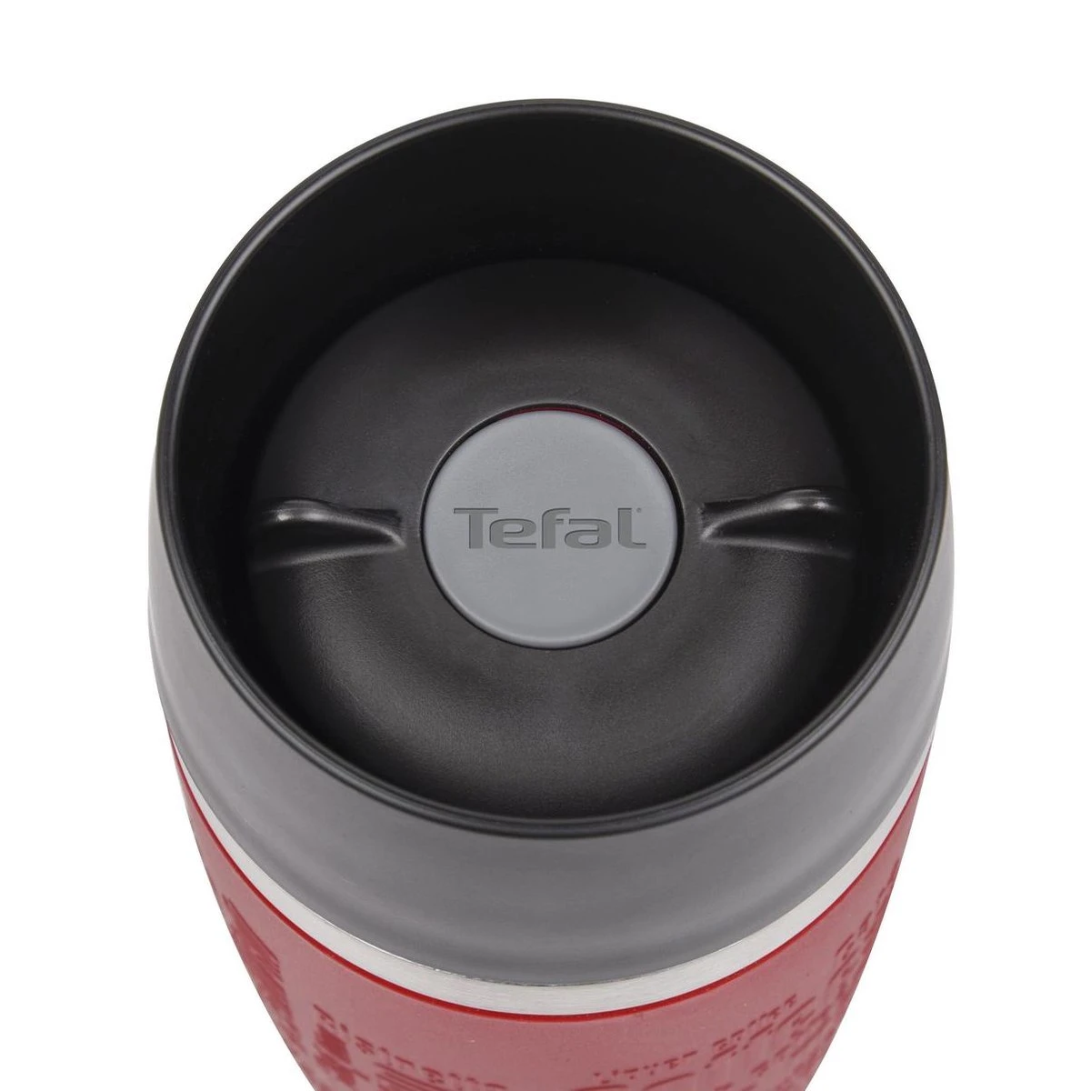 Tefal Travel Mug Thermobeker - 500 Ml - RVS/Rood 4 Tefal Travel Mug Thermobeker - 500 Ml - RVS/Rood - Afbeelding 2