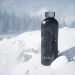 TIGR The Minimalist - Drinkfles - Thermosfles - RVS - 750ml - Zwart Marmer -Brita Shop 1200x1200 172