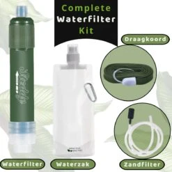 Waterfilter Steddy Pro - Survival Bushcraft Kit - Noodpakket - Waterzuivering - Water Filter Kraan - Outdoor -Brita Shop 1200x1200 315