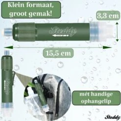 Waterfilter Steddy Pro - Survival Bushcraft Kit - Noodpakket - Waterzuivering - Water Filter Kraan - Outdoor -Brita Shop 1200x1200 319