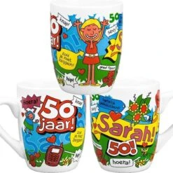 Cartoonmok Sarah - 50 Jaar 17 Cartoonmok Sarah - 50 Jaar -Brita Shop 1200x1200 403