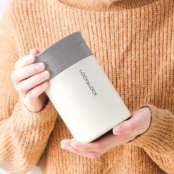 Lock&Lock RVS Thermos Lunchbox - Voedselcontainer - Voedseldrager - Lunchpot - Snackbox - Soepbeker To Go - Warme Maaltijden - Volwassenen - 500ml - Houdt Tot 6 Uur Warm - Lekvrij - Wit -Brita Shop 1200x1200 42