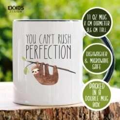 You Cant Rush - Luiaarden - Dieren - Cadeau Voor Vrouw - Koffiemok - Grappige Cadeaus - Cadeau Voor Man - Kado Vrouw - Valentijn Cadeautje Voor Haar - Mokken En Bekers - Verjaardag Cadeau - Koffiekopjes - Mok Met Tekst -Brita Shop 1200x1200 477