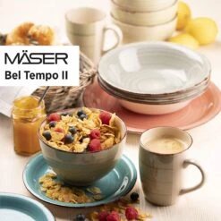Mäser Bordenset Voor 6 Personen In Moderne Vintage Look, 12-delig Tafelservies, Handbeschilderd 11 Mäser Bordenset Voor 6 Personen In Moderne Vintage Look, 12-delig Tafelservies, Handbeschilderd -Brita Shop 1200x1200 519