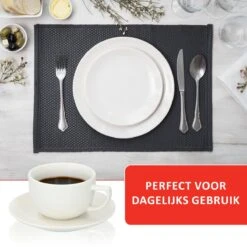 Alpina Tafelservies - Serviesset 40-delig - 8 Persoons - Vaatwasserbestendig - Geschikt Voor Magnetron - Wit -Brita Shop 1200x1200 536