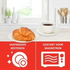 Alpina Tafelservies - Serviesset 40-delig - 8 Persoons - Vaatwasserbestendig - Geschikt Voor Magnetron - Wit -Brita Shop 1200x1200 538