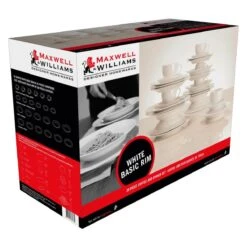 Maxwell And Williams White Basic Rim Koffie- En Dinerset - 30-delig - Wit 12 Maxwell And Williams White Basic Rim Koffie- En Dinerset - 30-delig - Wit -Brita Shop 1200x1200 557