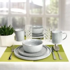 Excellent Serviesset - Servies - 16 Stuks - Aardewerk - Grijs -Brita Shop 1200x1200 579